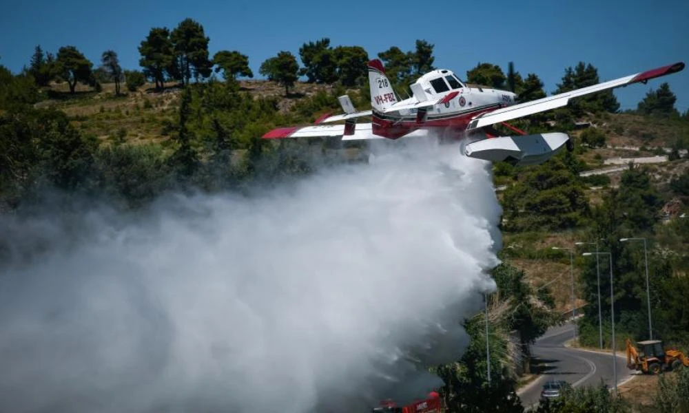 Συναγερμός για πυρκαγιά στη Βοιωτία